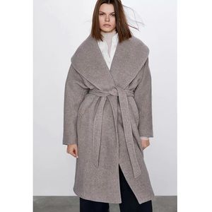 NWT Zara Manteco Wool Coat